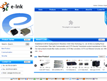 Tablet Screenshot of e-linkchina.com